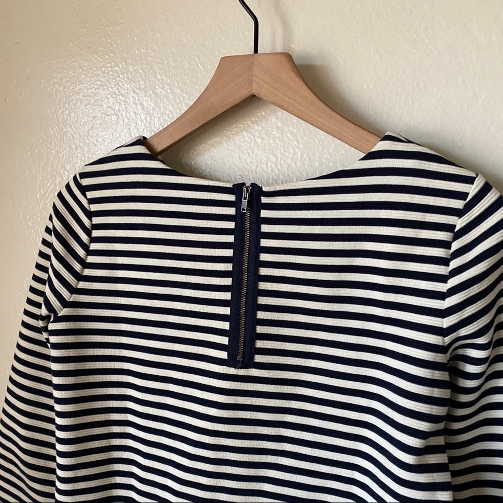 Madewell | Gallerist Striped Ponte Top - Picture 9 of 9